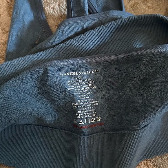 NWT Anthropologie square neck sports bra/bralette - Picture 3 of 4